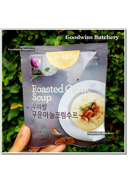 Cream soup Korea Daesang Chung Jung ROASTED GARLIC CREAM SOUP sup krim bawang putih panggang 60g